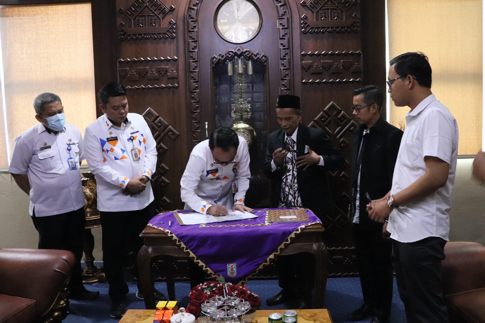 Pimpinan Ilmawa MOU dengan Pemkab Way Kanan