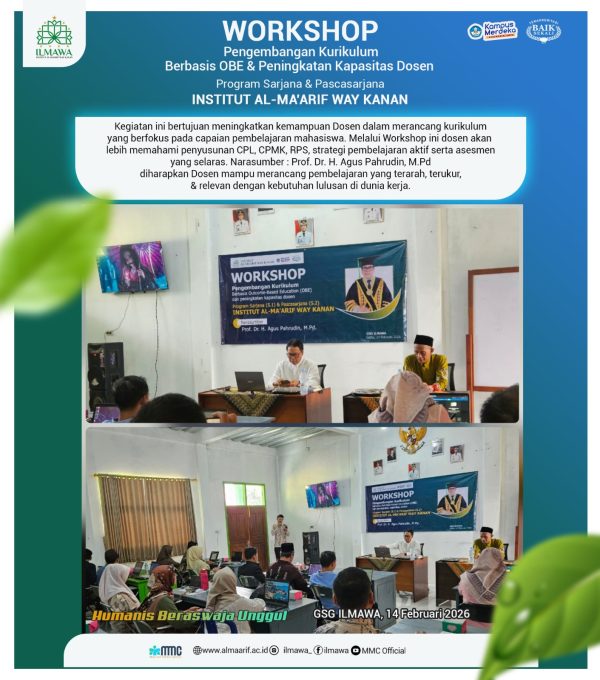 Pengembangan Kurikulum Berbasis Outcome Based Education (OBE) dan Peningkatan Kapasitas Dosen Program Sarjana (S1) dan Pascasarjana S2